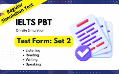 Regular IELTS Simulation Set 2 (20 July 2025)