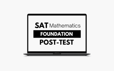 SAT Math Foundation Post-Test #2