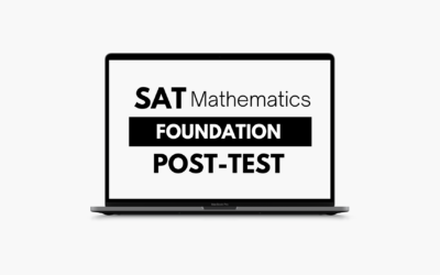 SAT Math Foundation Post-Test #1