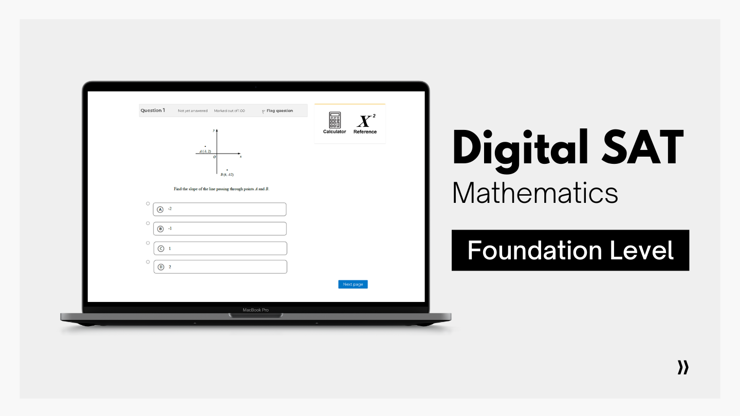 Digital SAT Math Foundation Level