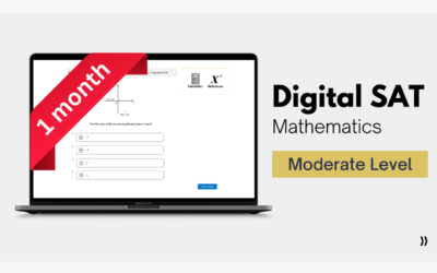 Digital SAT Math: Moderate (1 month)
