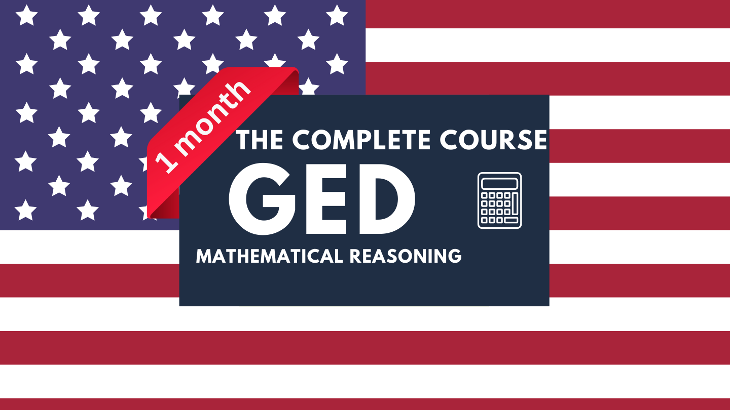 GED Math 1 Month