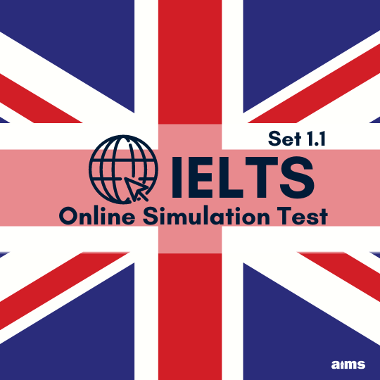 IELTS Online Simulation Set 1.1