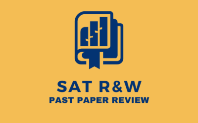 SAT R&W Past Paper Review (เรียนทบทวน Oct Group)