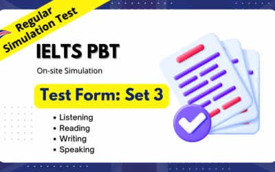 Regular IELTS Simulation Set 3